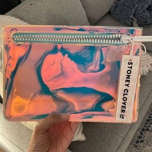 COPY - NWT Stoney Clover Lane Iridescent Pouch with Zipper